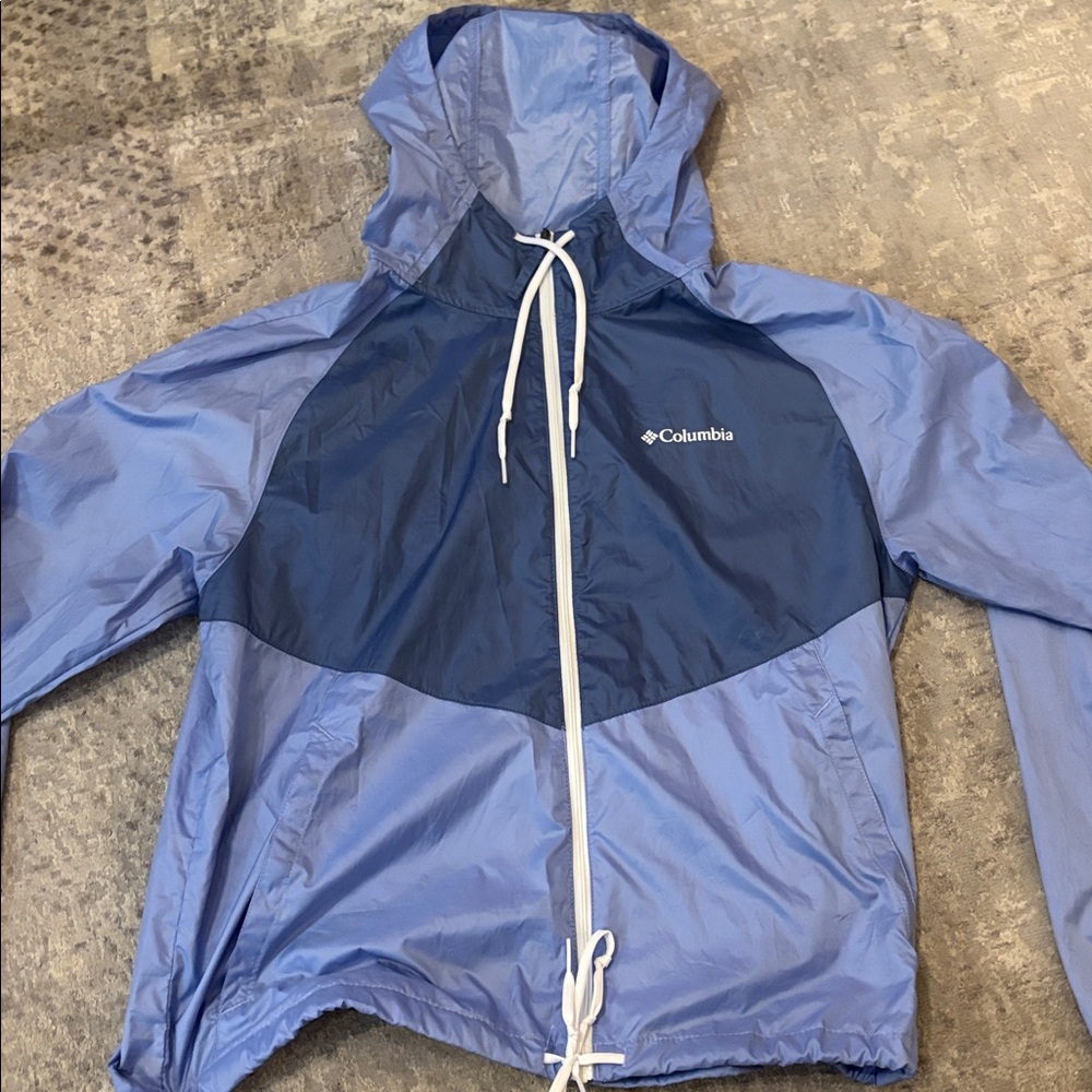 Columbia Light Weight Rain Jacket Size Medium